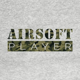 Airsoft Player (Camo Design) T-Shirt